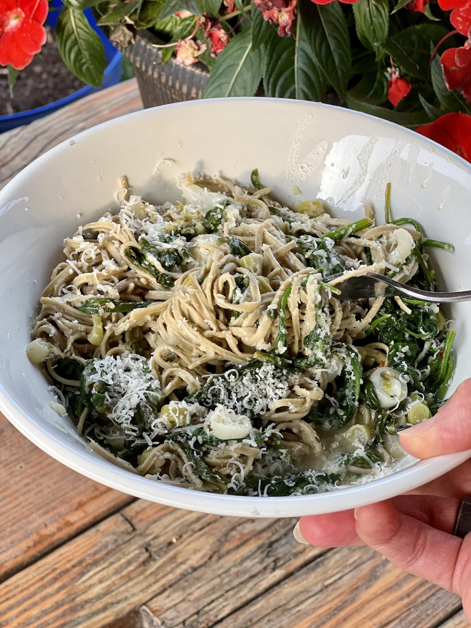Easy Vegan Lemony Spinach Protein Pasta, Benefits of Protein at Each Meal, My Breakfast Staple
